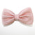 Peach Satin Embossed Bow Tie