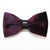 Velvet Luxe Plum Bow Tie