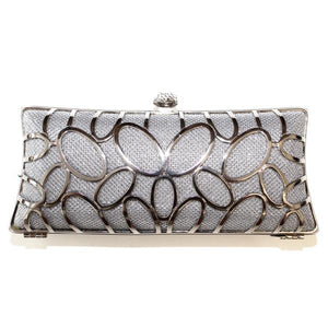 Silver Guarded Clutch