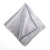 Silver Satin Pocket Square