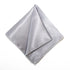 Silver Satin Pocket Square