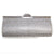 Silver Diamante Clutch